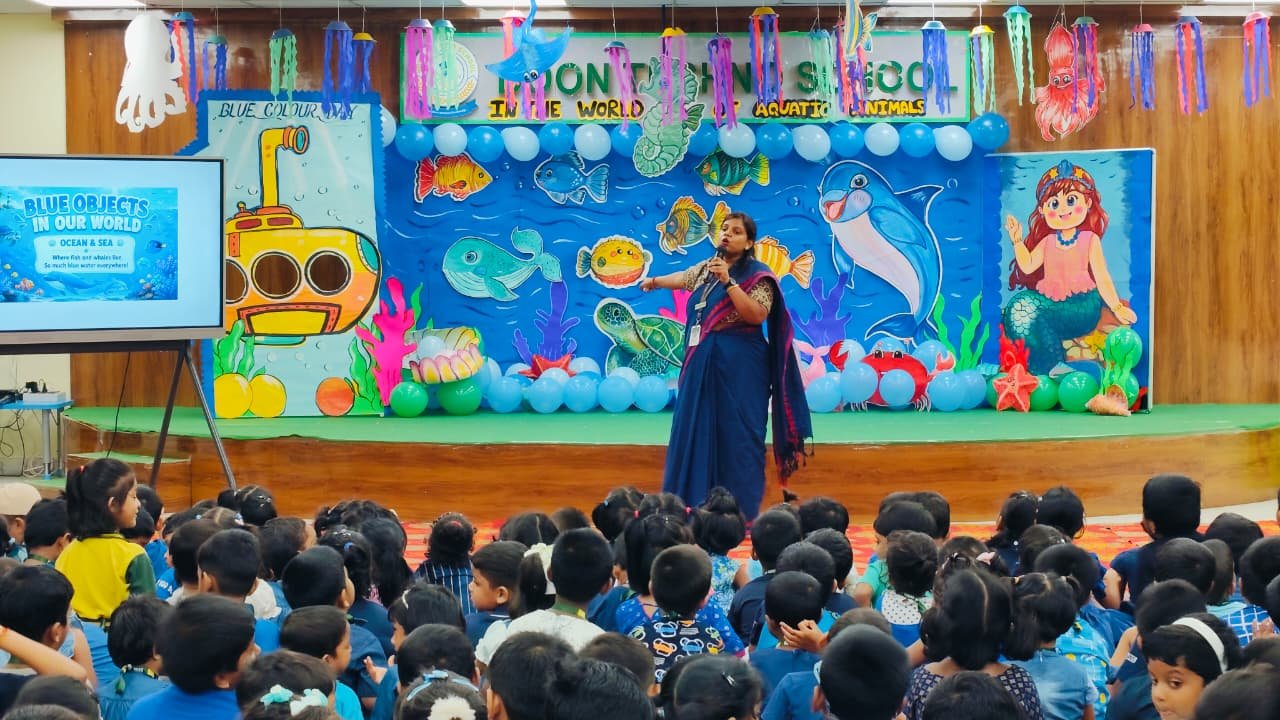 Blue Colour Day Celebration