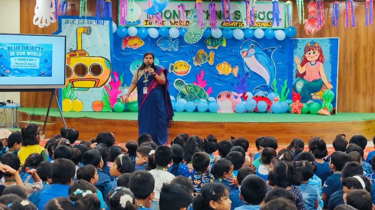 Blue Colour Day Celebration