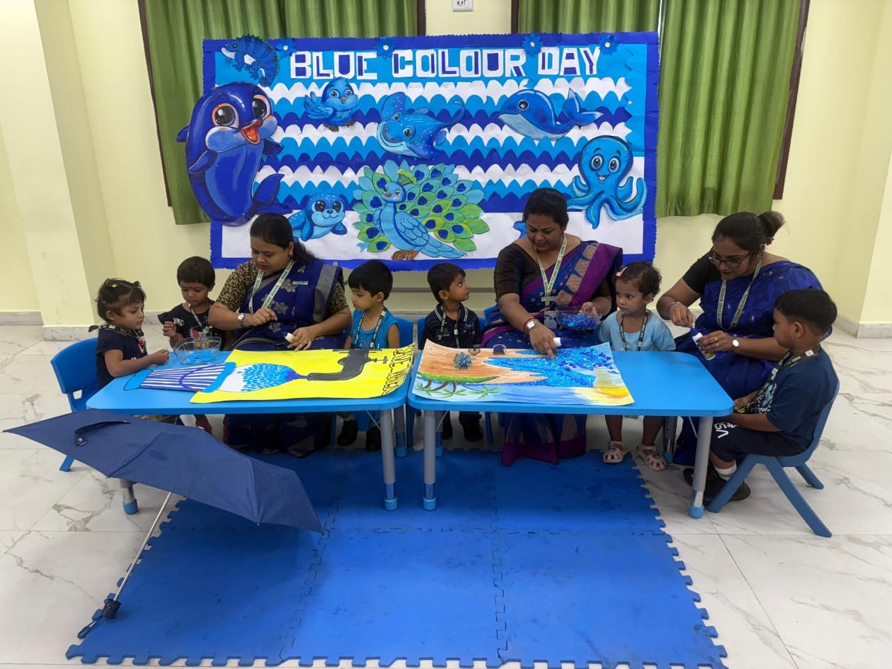 Blue Colour Day Celebration