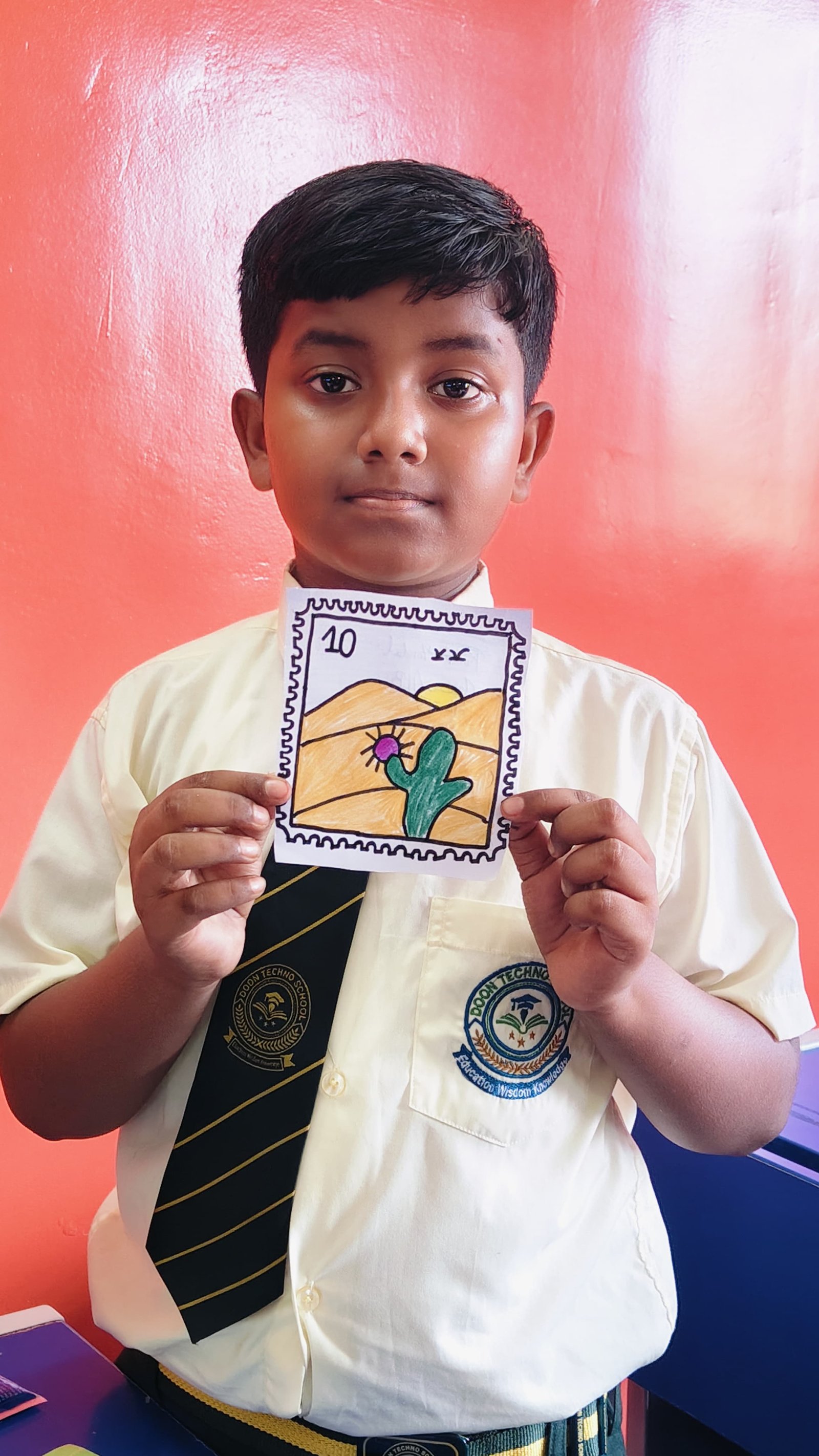 World Heritage Day Activity - Stamp Designing
