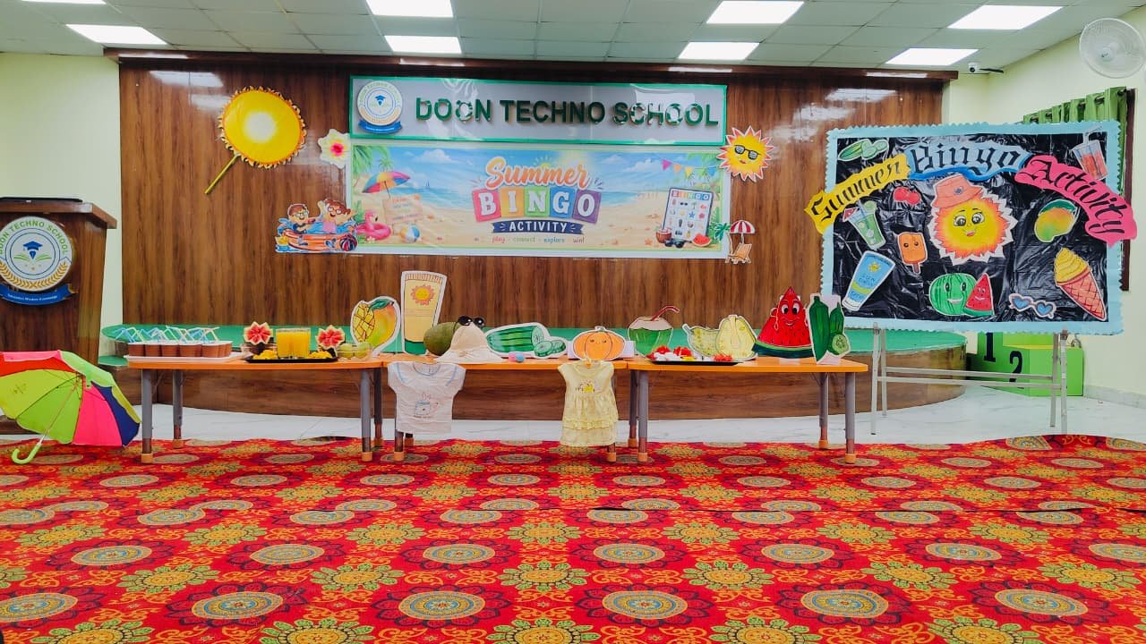Summer Bingo Activities - For Pre Primary Students