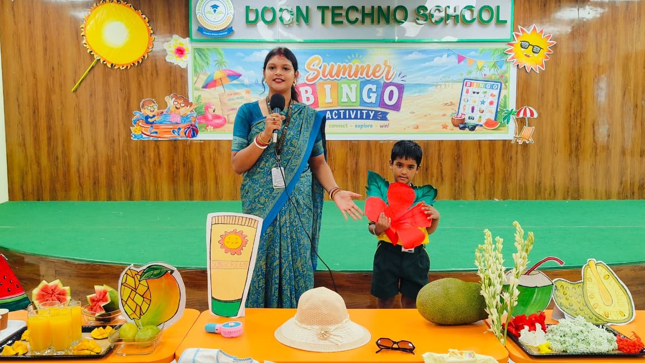 Summer Bingo Activities - For Pre Primary Students
